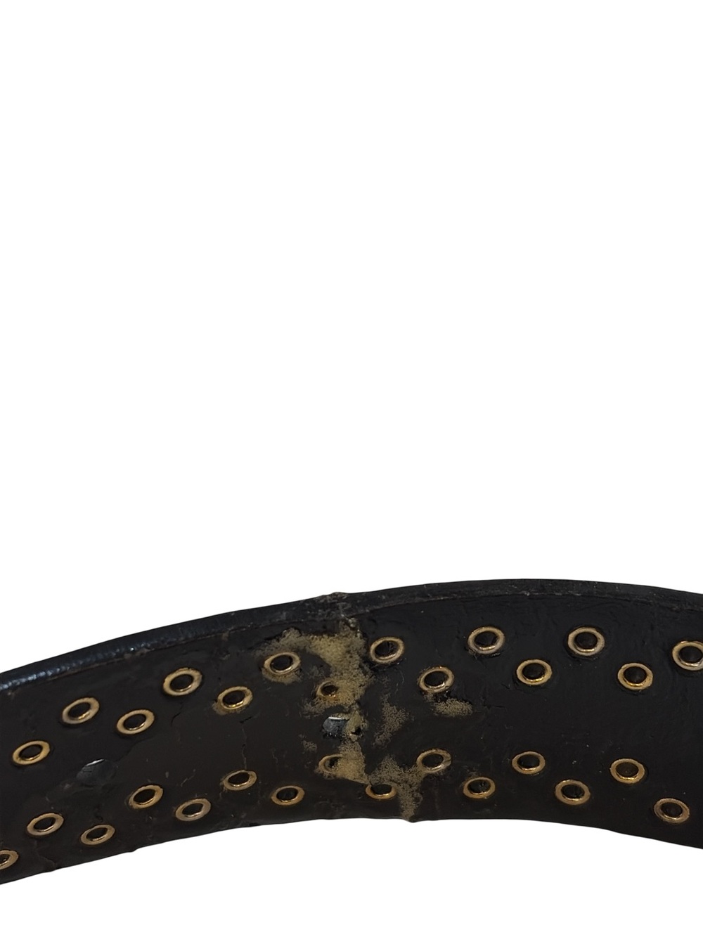 Rare Vintage Gianni Versace Medusa Studded Leather Belt - Picture 16 of 16